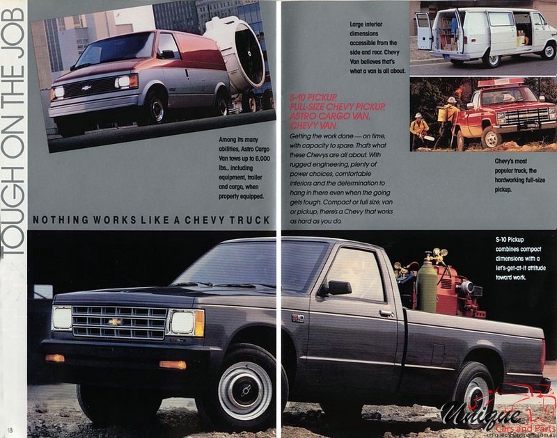 1987 Chevrolet Cars And Trucks Mailer Page 10